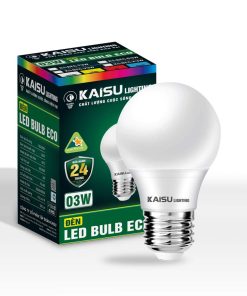 Đèn LED Bulb nhựa Eco - ánh sáng xanh công suất 3W