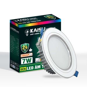 Âm trần Energy viền bạc ba màu công suất 7W