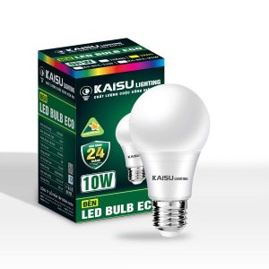 Đèn LED Bulb nhựa Eco- ánh sáng vàng công suất 10W