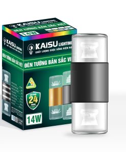 Đèn LED gắn tường (BSV) – Họa tiết Trống Đồng – ánh sáng Trắng Vàng – Thân Đen
