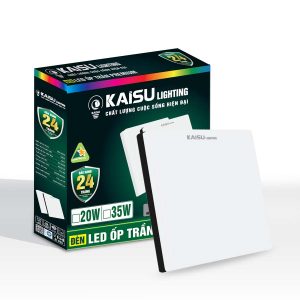 Ốp trần Hình vuông màu đen – ánh sáng vàng công suất 35W