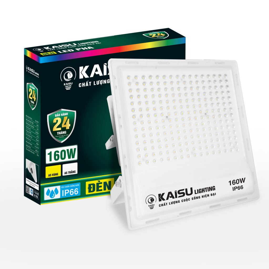 Đèn LED pha mặt nhựa – ánh sáng trắng 160W